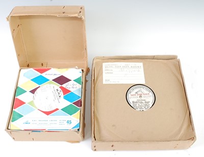 Lot 654 - A collection of assorted 7" H.M.V. Microgroove...