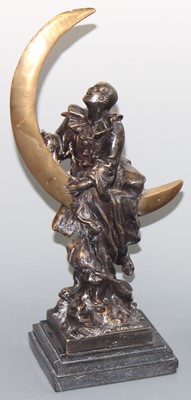 Lot 189 - After Colinet - Pierrot climbing a crescent...
