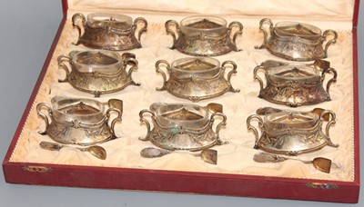Lot 139 - A set of nine Continental Secessionist 800...
