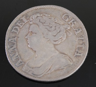 Lot 2102 - Great Britain, 1711 shilling, Queen Anne 4th...