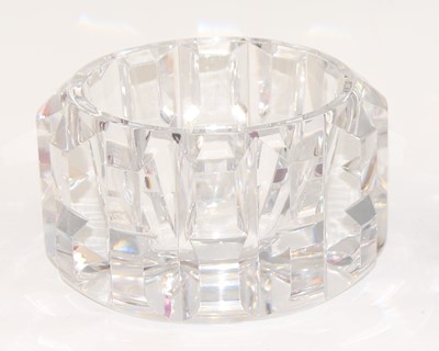 Lot 68 - A mid-20th century Orrifors heavy clear cut...