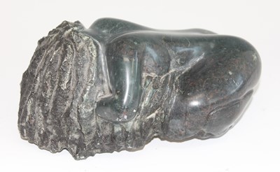 Lot 193 - Contemporary School - a carved and polished...