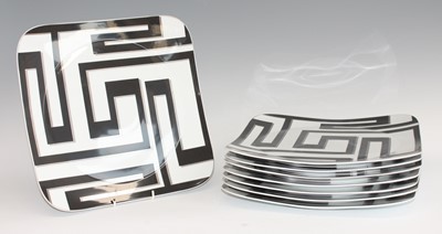 Lot 39 - A set of eight Rosenthal Versace Dedalo...