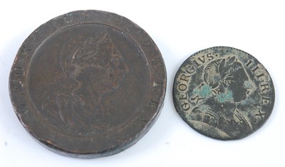 Lot 2111 - Great Britain, 1797 cartwheel twopenny, George...