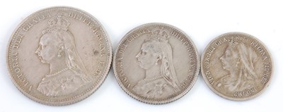 Lot 2113 - Great Britain, 1887 shilling, Victoria jubilee...