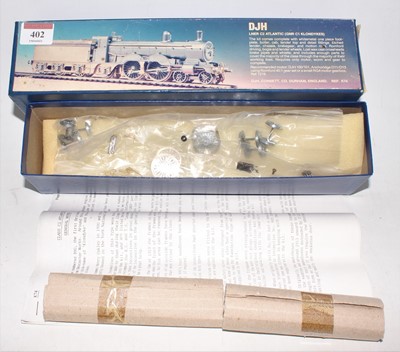 Lot 402 - DJH white metal kit to build LNER C2 Atlantic...