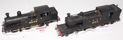 Lot 403 - Two Nu-Cast kit built LNER tank locos, both...