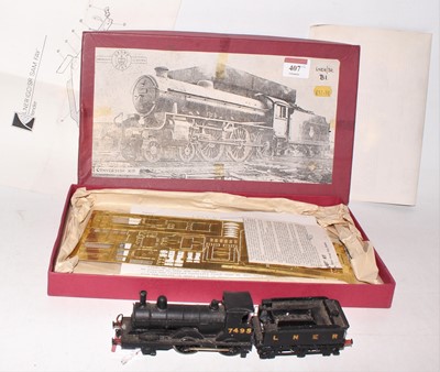 Lot 407 - Kit built (McGowan) LNER E4 2-4-0 loco and...