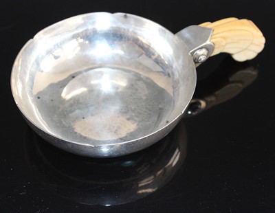 Lot 148 - An Art Deco silver and ivory handled wine...