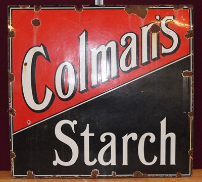 Lot 204 - A large early 20th century enamel on metal...