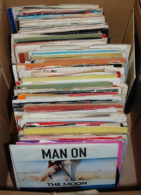 Lot 656 - A large collection of assorted 7" singles,...