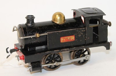 Lot 202 - 1922-3 No. 1 tank loco 'Zulu' plain black,...