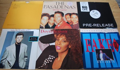 Lot 671 - A large collection of assorted 12" vinyl,...