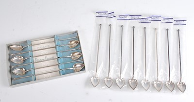 Lot 141 - A set of fourteen Wallace Sterling silver long-...