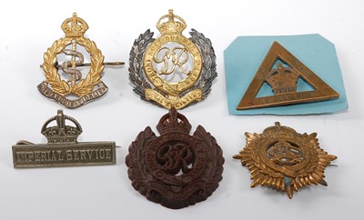 Lot 2360 - A Royal Engineers economy cap badge, marked A....