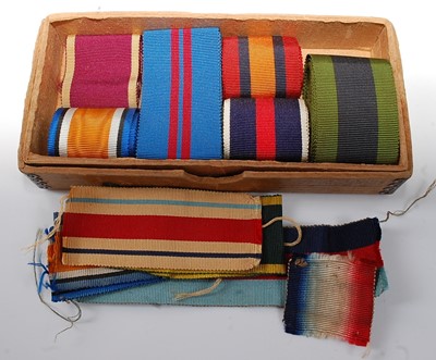 Lot 2174 - A collection of medal ribbons to include Queen'...
