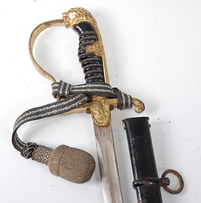 Lot 2252 - A German Third Reich Army Officer's sword, the...