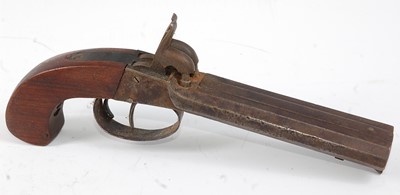 Lot 2272 - A 19th century side by side double barrel...