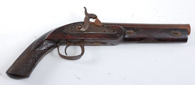 Lot 2275 - A 19th century percussion (flintlock...