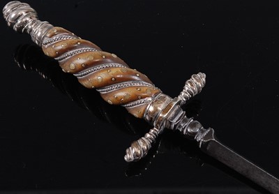 Lot 2261 - An Italian Gunners Stiletto Dagger, late 17th...