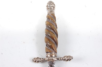 Lot 2261 - An Italian Gunners Stiletto Dagger, late 17th...