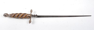 Lot 2261 - An Italian Gunners Stiletto Dagger, late 17th...