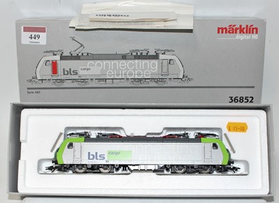 Lot 449 - A Marklin Digital H0 model No.36852 BLS Cargo...