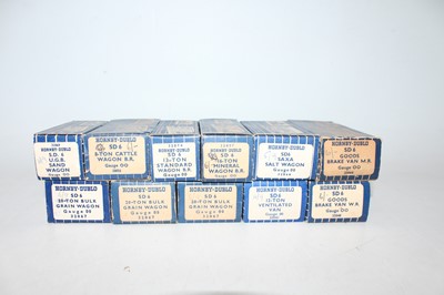 Lot 582 - Eleven Hornby-Dublo SD6 wagons, plastic wheels,...