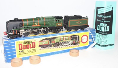 Lot 306 - Hornby Dublo 3225 4-6-2 West Country...