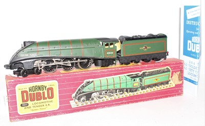 Lot 311 - Hornby Dublo 2211 2-rail locomotive and tender,...