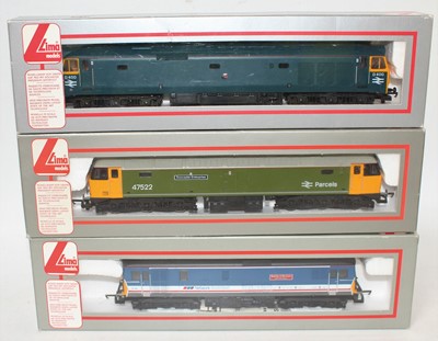 Lot 471 - Three various boxed as issued Lima 00 gauge...