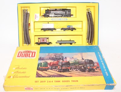 Lot 325 - Hornby Dublo 2019 2-6-4 Tank Goods Set, 2-rail...