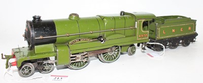 Lot 213 - Hornby 1936/41 No.3C Flying Scotsman Clockwork...