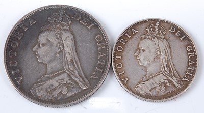 Lot 2162 - Great Britain, 1889 double florin, Victoria...