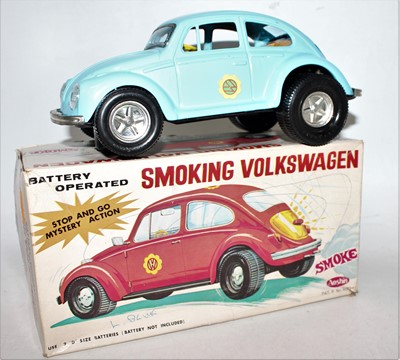 Lot 866 - An Aoshin tinplate and battery operated model...