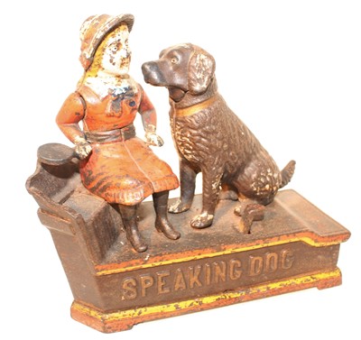 Lot 874 - A reproduction cast iron JE Stevensons...