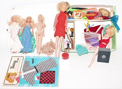 Lot 888 - A "The World of Barbie" by Mattell doll case,...