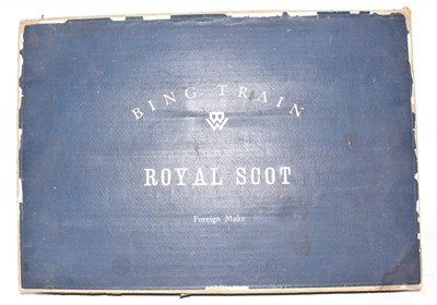 Lot 234 - Bing Train, Royal Scot Train Set, clockwork...