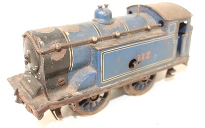 Lot 235 - Bassett Lowke 1921-9 0-4-0 Clockwork tank...