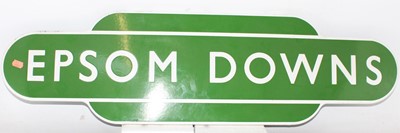 Lot 19 - Original BR Southern Region, Epsom Downs Totem...