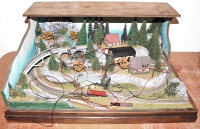 Lot 25 - A very well made Marklin Z Gauge housed in a...