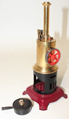 Lot 36 - Bing later restored vertical steam engine,...