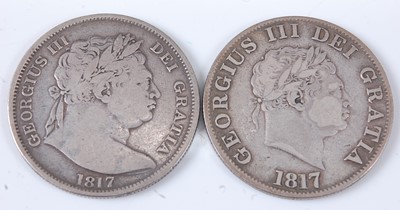 Lot 2168 - Great Britain, 1817 half crown, George III...