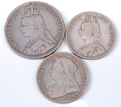 Lot 2177 - Great Britain, 1889 crown, Victoria jubilee...