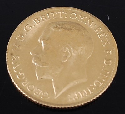 Lot 2042 - WITHDRAWN Great Britain, 1925 gold half...