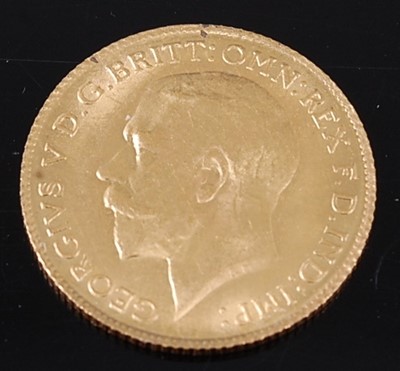 Lot 2043 - WITHDRAWN Great Britain, 1925 gold half...