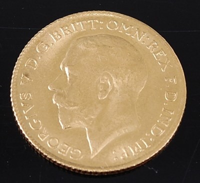 Lot 2044 - WITHDRAWN Great Britain, 1925 gold half...