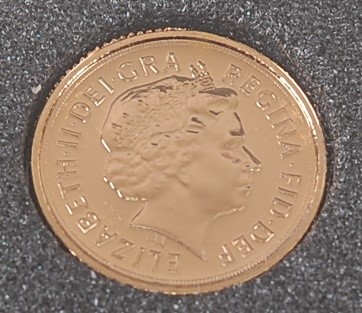 Lot 2046 - Great Britain, 2009 gold quarter sovereign,...