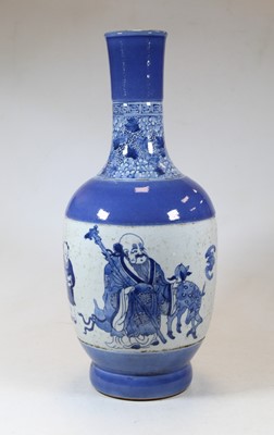 Lot 14 - A large modern Chinese stoneware vase, having...