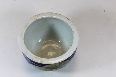 Lot 68 - A reproduction Chinese stoneware jardinière,...